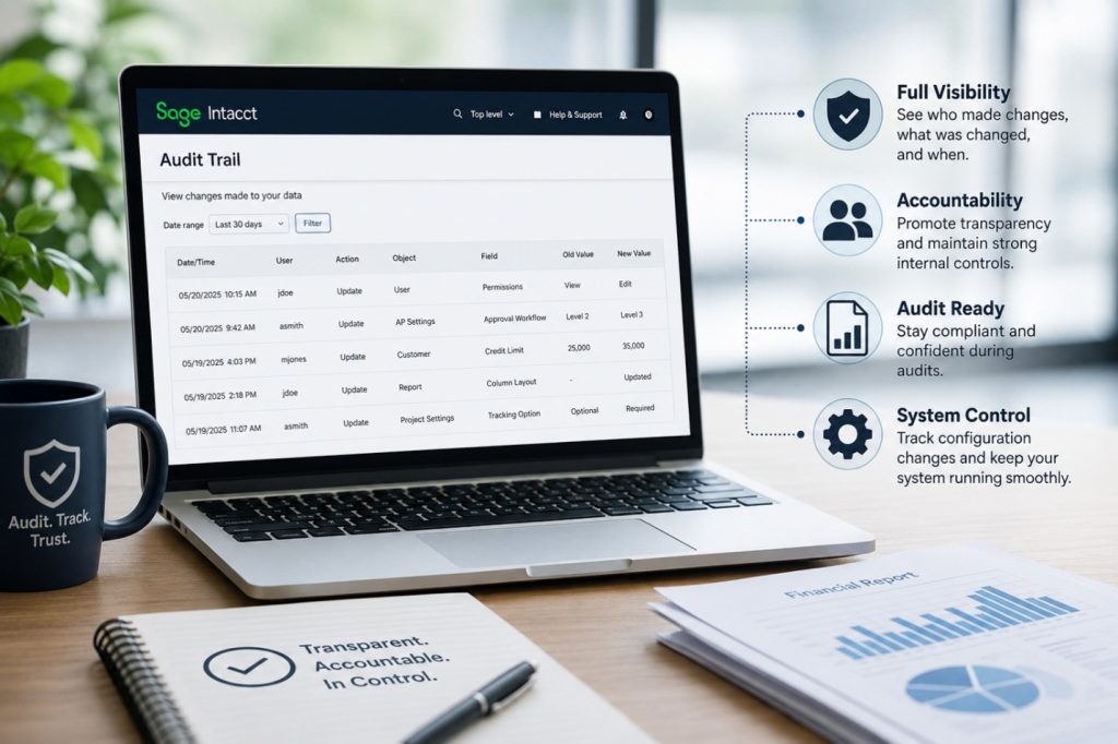Understanding the Sage Intacct Configuration Change Log